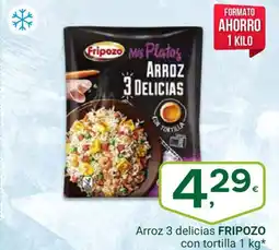 Supermercados Dani FRIPOZO Arroz 3 delicias con tortilla oferta