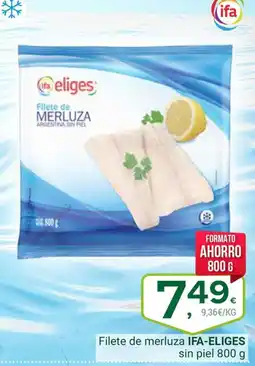 Supermercados Dani IFA-ELIGES Filete de merluza sin piel oferta