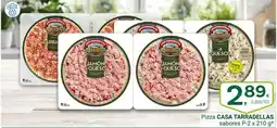 Supermercados Dani CASA TARRADELLAS Pizza sabores oferta