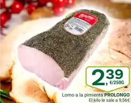 Supermercados Dani PROLONGO Lomo a la pimienta oferta