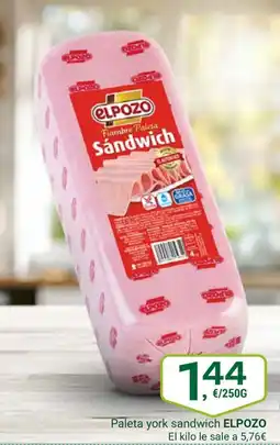 Supermercados Dani ELPOZO Paleta york sandwich oferta