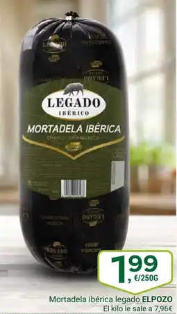 Supermercados Dani ELPOZO Mortadela ibérica legado oferta