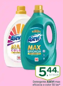 Supermercados Dani ASEVI Detergente max eficacia o color 50 lav oferta