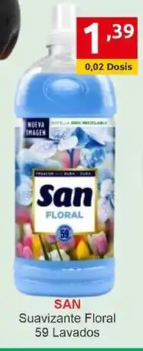 Supermercados Extremadura SAN Suavizante Floral 59 Lavados oferta