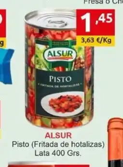 Supermercados Extremadura ALSUR Pisto (Fritada de hotalizas) oferta