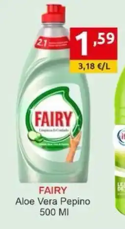 Supermercados Extremadura FAIRY Aloe Vera Pepino oferta