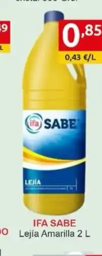 Supermercados Extremadura IFA SABE Lejia Amarilla oferta