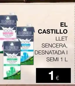 Plusfresc EL CASTILLO Llet sencera desnatada semi oferta