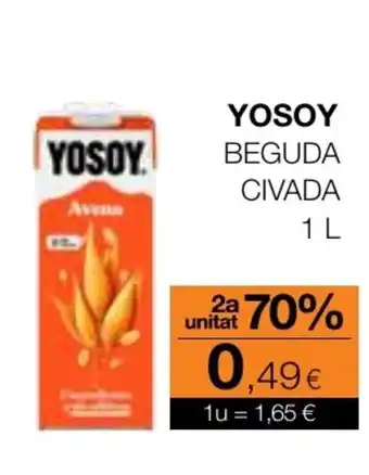 Plusfresc YOSOY Beguda civada oferta