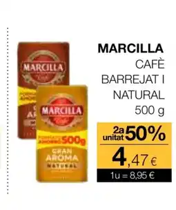 Plusfresc MARCILLA Cafè barrejat i natural oferta