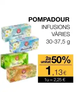 Plusfresc POMPADOUR Infusions vàries oferta