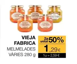 Plusfresc VIEJA FABRICA Melmelades varies oferta
