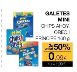 Plusfresc GALETES MINI Chips ahoy, oreo i príncipe oferta