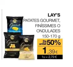 Plusfresc LAY'S Patates gourmet, finíssimes o ondulades oferta