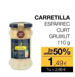 Plusfresc CARRETILLA Espàrrec curt gruixut oferta