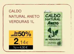 Plusfresc Caldo natural aneto verduras oferta