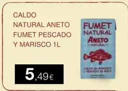 Plusfresc Caldo natural aneto fumet pescado y marisco oferta