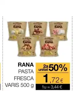 Plusfresc RANA Pasta fresca varis oferta
