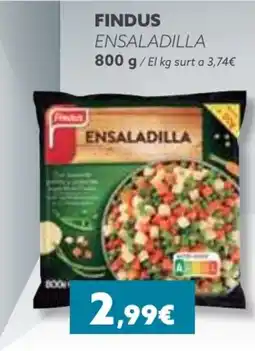 Plusfresc FINDUS Ensaladilla oferta