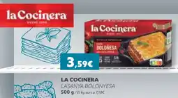 Plusfresc LA COCINERA Lasanya bolonyesa oferta