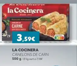 Plusfresc LA COCINERA Canelons de carn oferta
