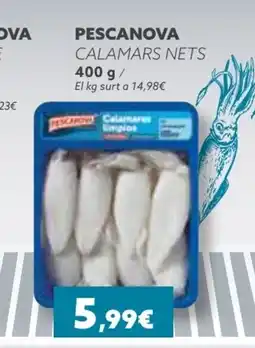 Plusfresc PESCANOVA Calamars nets oferta