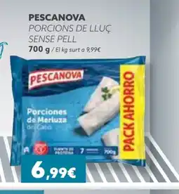 Plusfresc PESCANOVA Porcions de lluç sense pell oferta