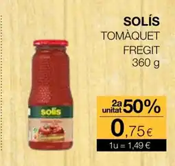 Plusfresc SOLÍS Tomàquet fregit oferta