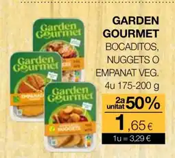 Plusfresc GARDEN GOURMET Bocaditos, nuggets o empanat veg oferta