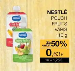 Plusfresc NESTLÉ Pouch fruits varis oferta