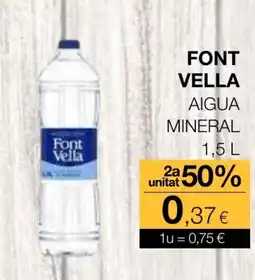 Plusfresc FONT VELLA Aigua mineral oferta