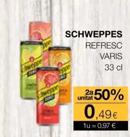 Plusfresc SCHWEPPES Refresc varis oferta