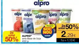 Plusfresc ALPRO amb Base de Soja oferta