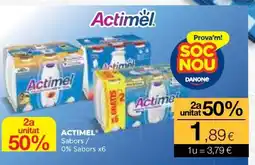 Plusfresc ACTIMEL Sabors 0% Sabors oferta