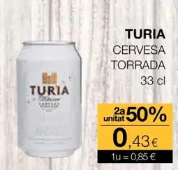 Plusfresc TURIA Cervesa oferta