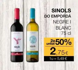 Plusfresc SINOLS DO EMPORDÀ Negre i blanc oferta