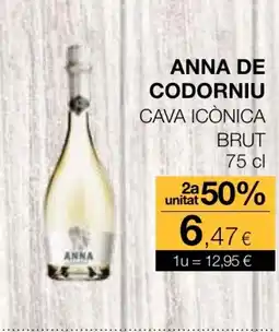 Plusfresc ANNA DE CODORNIU Cava iconica brut oferta
