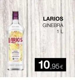 Plusfresc LARIOS Ginebra oferta