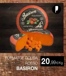 Plusfresc BASIRON Formatge gouda rosso oferta