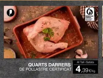 Plusfresc Quarts darrers de pollastre certificat oferta