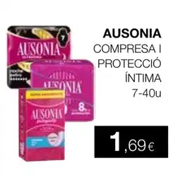 Plusfresc AUSONIA Compresa i protecció íntima oferta