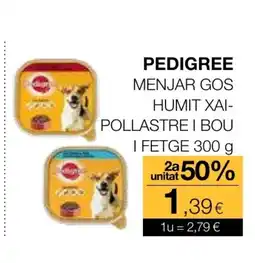 Plusfresc PEDIGREE Menjar gos humit xai- pollastre i bou i fetge oferta