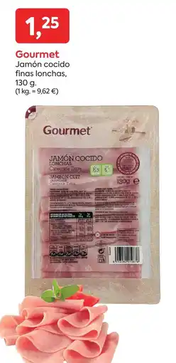 Suma Supermercados GOURMET Jamón cocido finas lonchas oferta