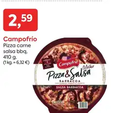 Suma Supermercados CAMPOFRIO Pizza carne salsa bbq oferta