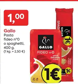 Suma Supermercados GALLO Pasta fideo n°0 o spaghetti oferta