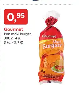 Suma Supermercados GOURMET Pan maxi burger oferta