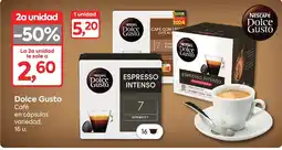 Suma Supermercados DOLCE GUSTO Café en cápsulas variedad oferta