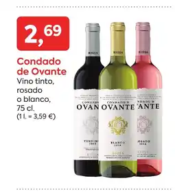 Suma Supermercados CONDADO DE OVANTO Vino tinto rosado o blanco oferta