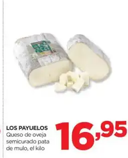 Alimerka LOS PAYUELOS Queso de oveja semicurado pata de mulo oferta