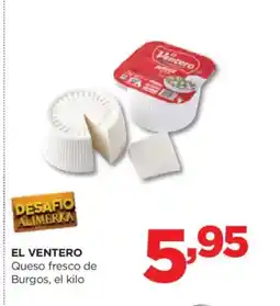 Alimerka EL VENTERO Queso fresco de Burgos oferta